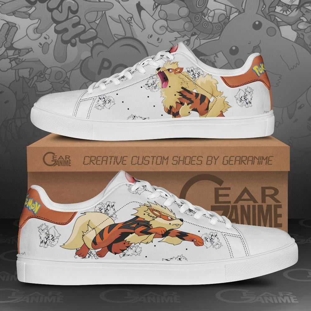 Arcanine Custom Anime Classic Court Shoes