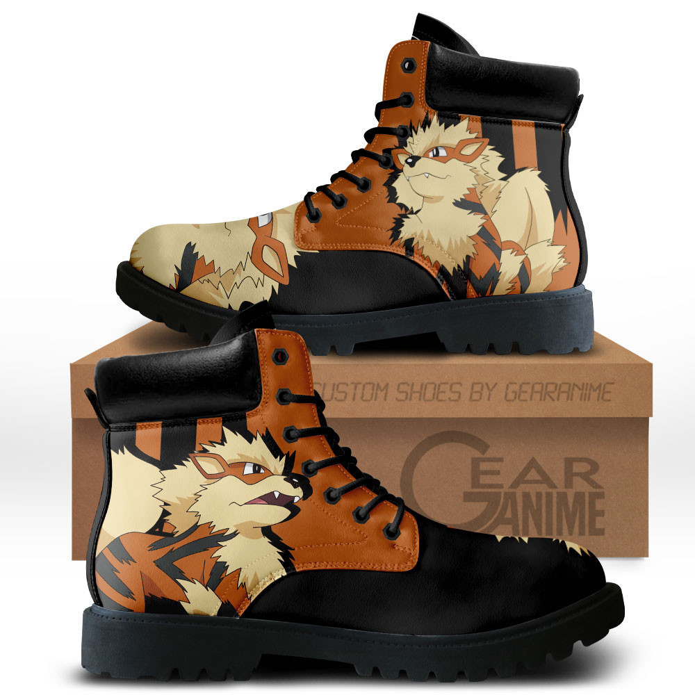 Arcanine Custom Anime Combat Boots