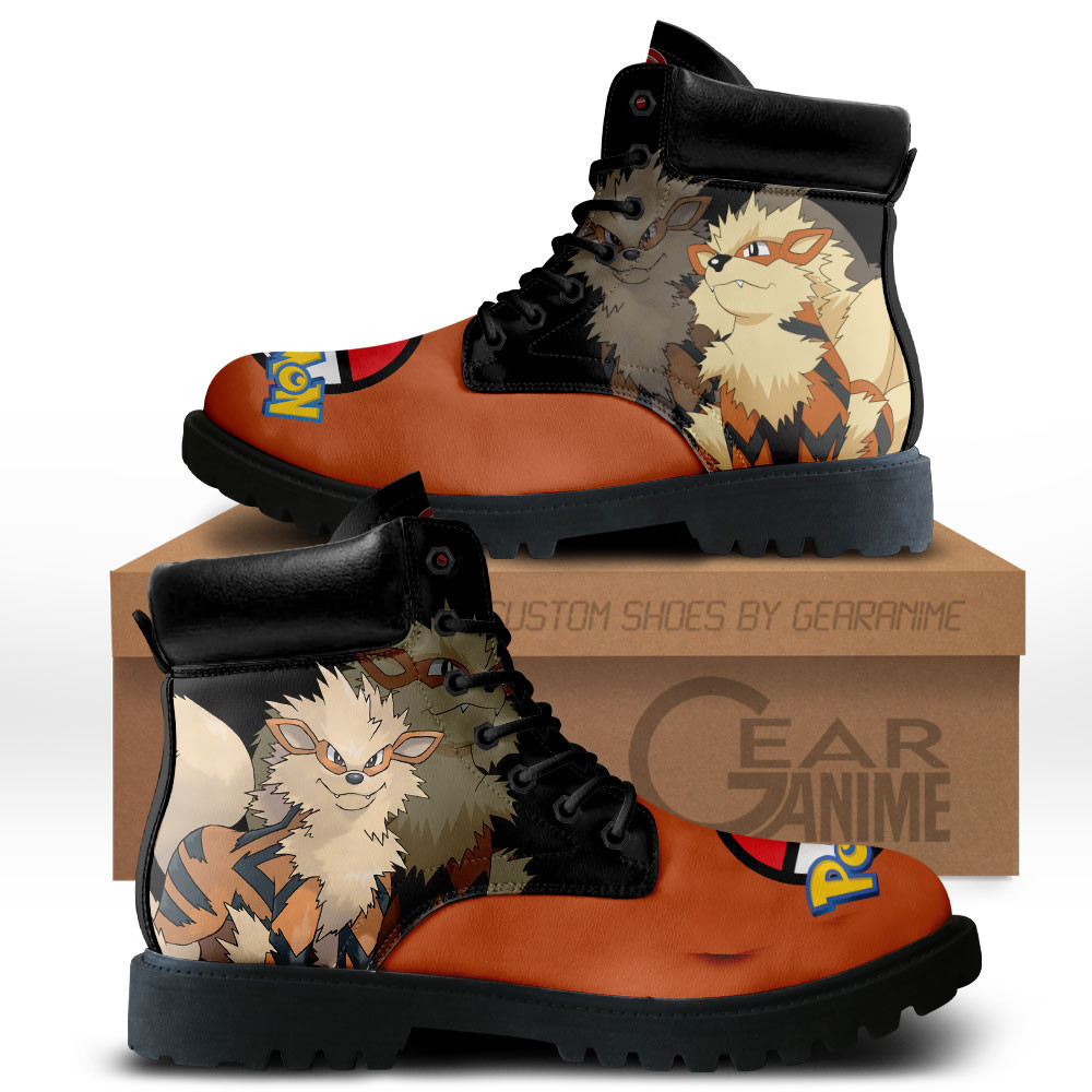 Arcanine Custom Anime Combat Boots MV0512