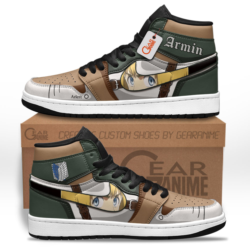 Armin Arlelt High-Top Leather Sneakers Custom Name