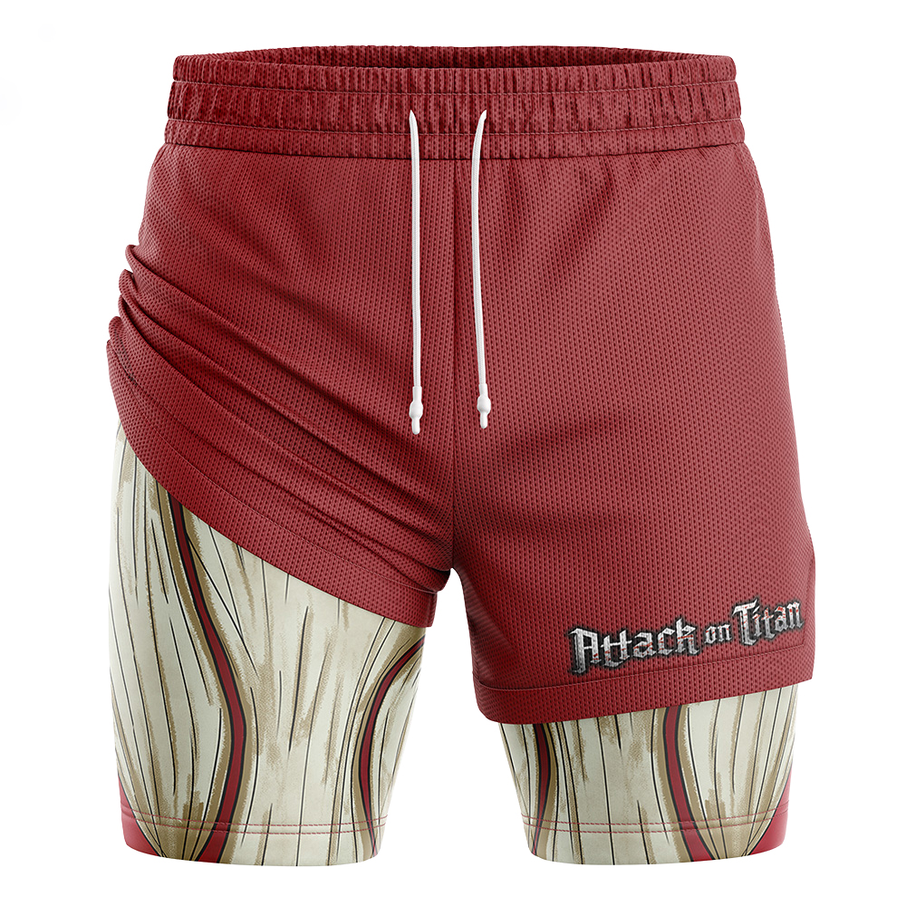 Armored Titan Attack on Titan 2-in-1 Performance Shorts