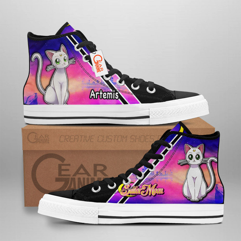 Artemis Custom Anime High-Top Canvas Shoes NTT090