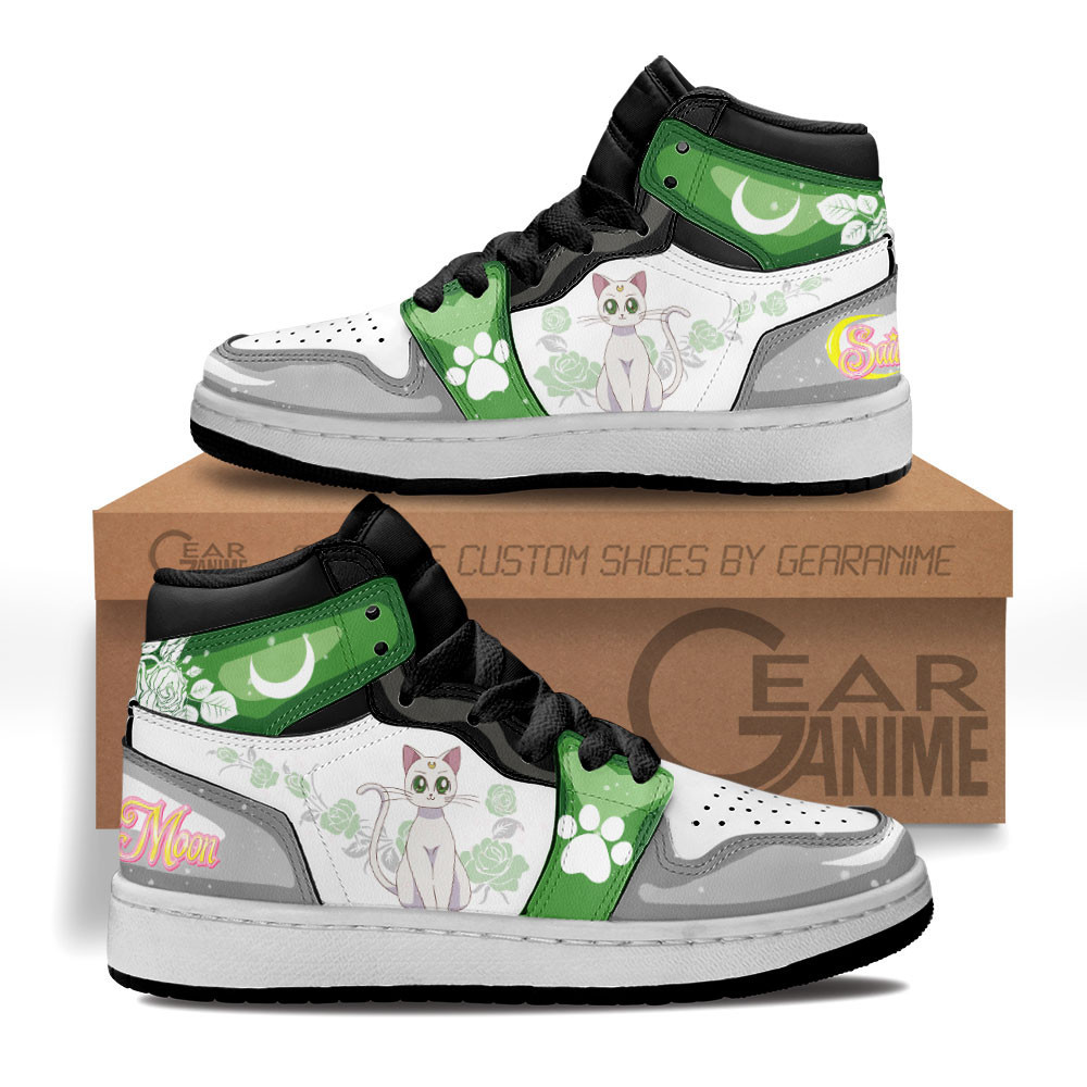 Artemis Custom Anime Kids High-Top Leather Sneakers