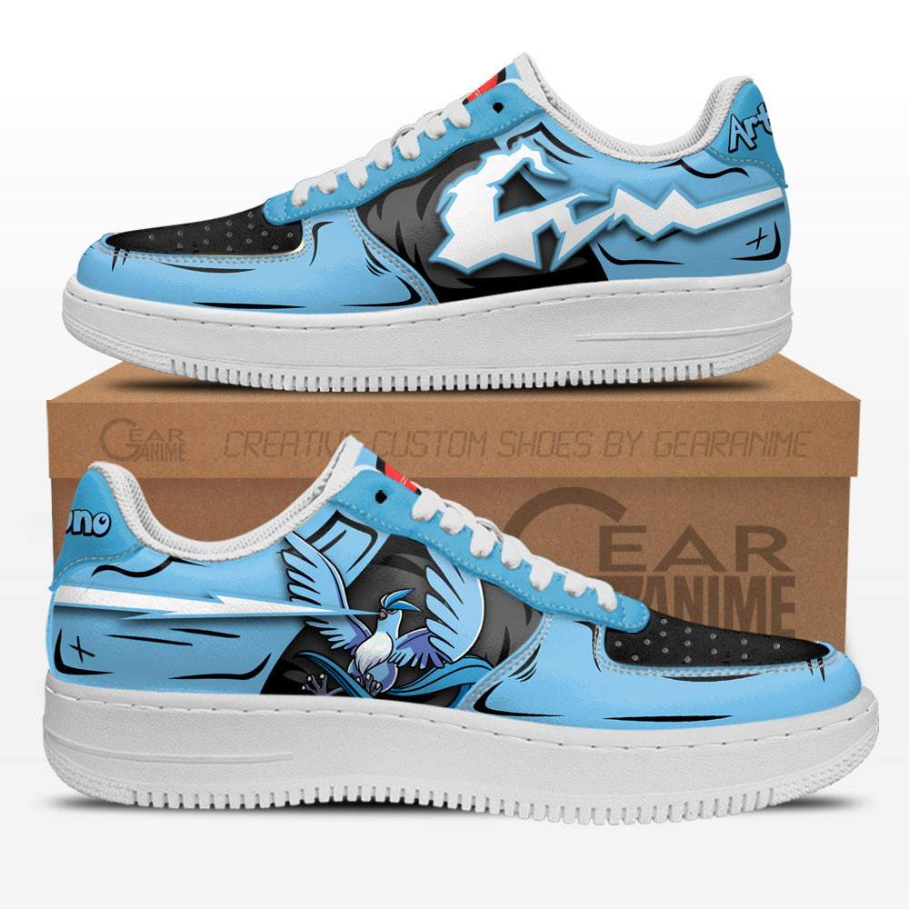 Articuno Custom Anime Low-Top Leather Sneakers
