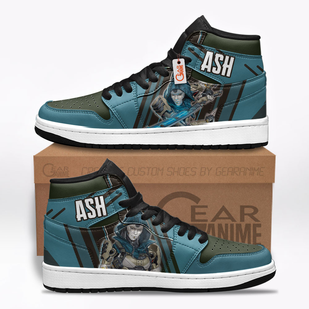 Ash Custom Gaming High-Top Leather Sneakers Game Apex Legends Shoes