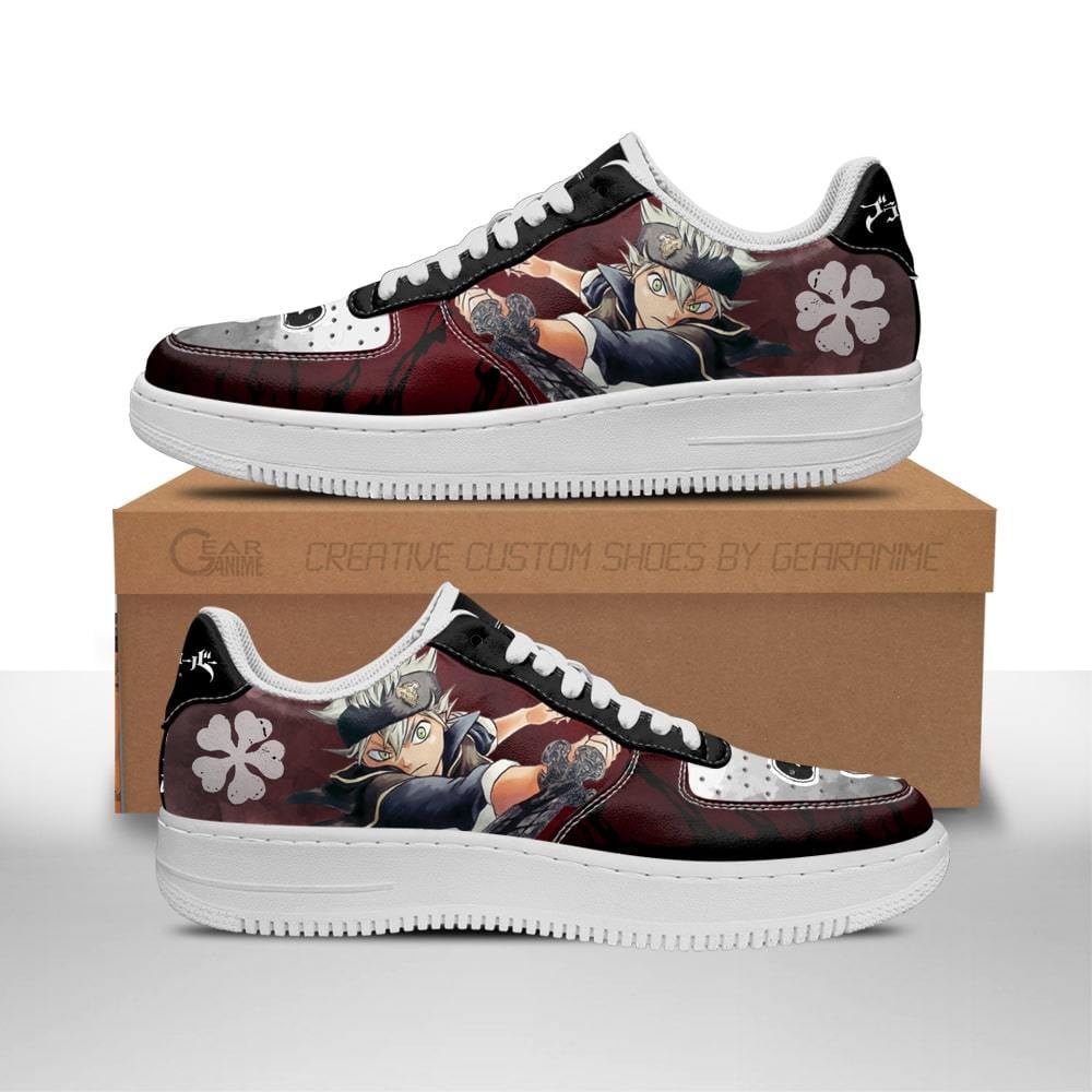 Asta Custom Anime Low-Top Leather Sneakers