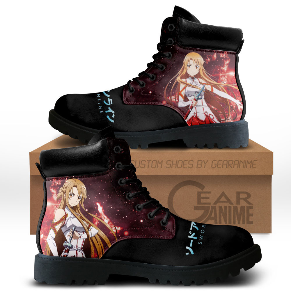 Asuna Custom Anime Combat Boots MV1110