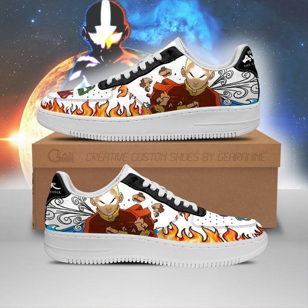Avatar Custom Anime Low-Top Leather Sneakers