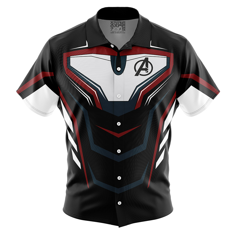 Avengers Marvel Button Up Hawaiian Shirt