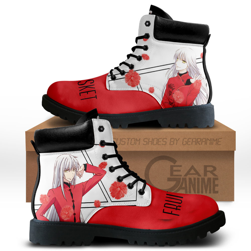 Ayame Sohma Custom Anime Combat Boots MV0512
