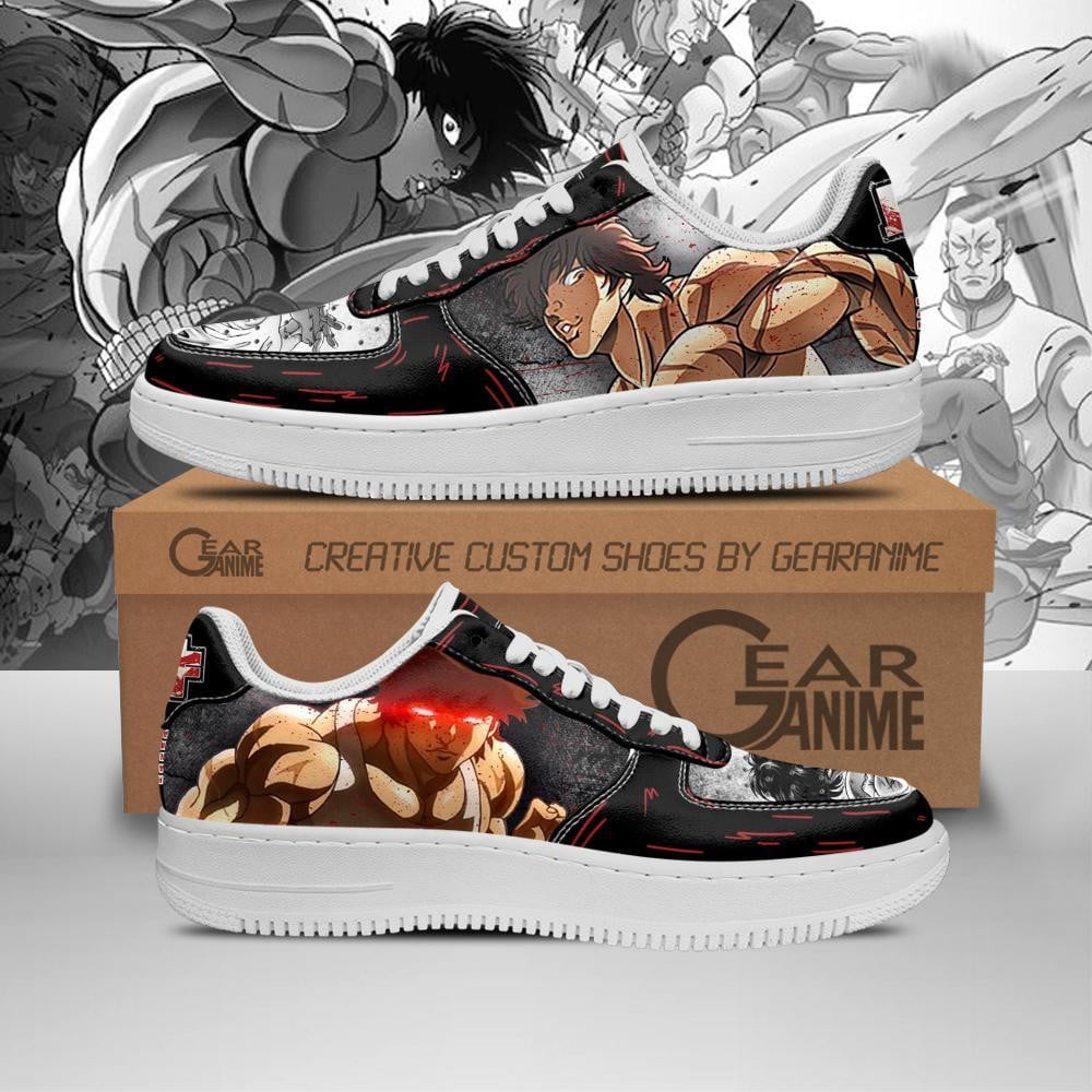 Baki Hanma Custom Anime Low-Top Leather Sneakers