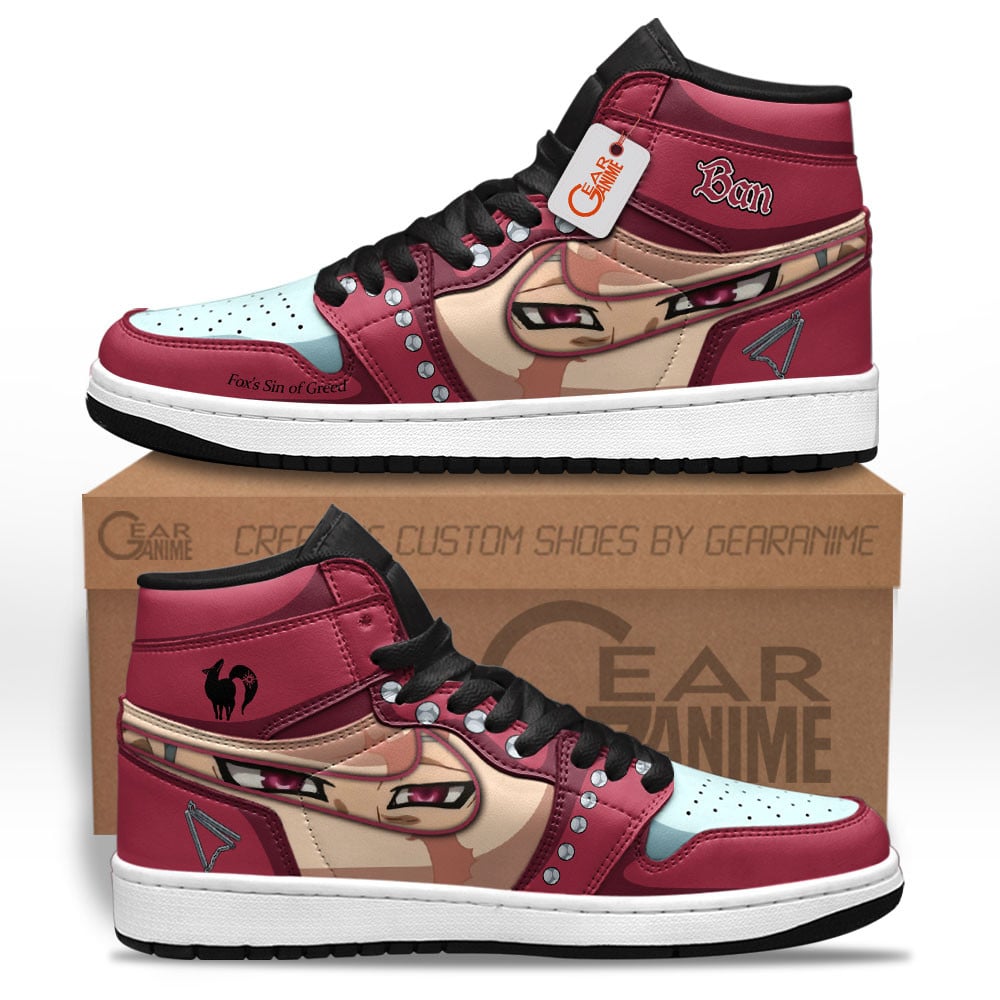 Ban Greed High-Top Leather Sneakers Custom Name