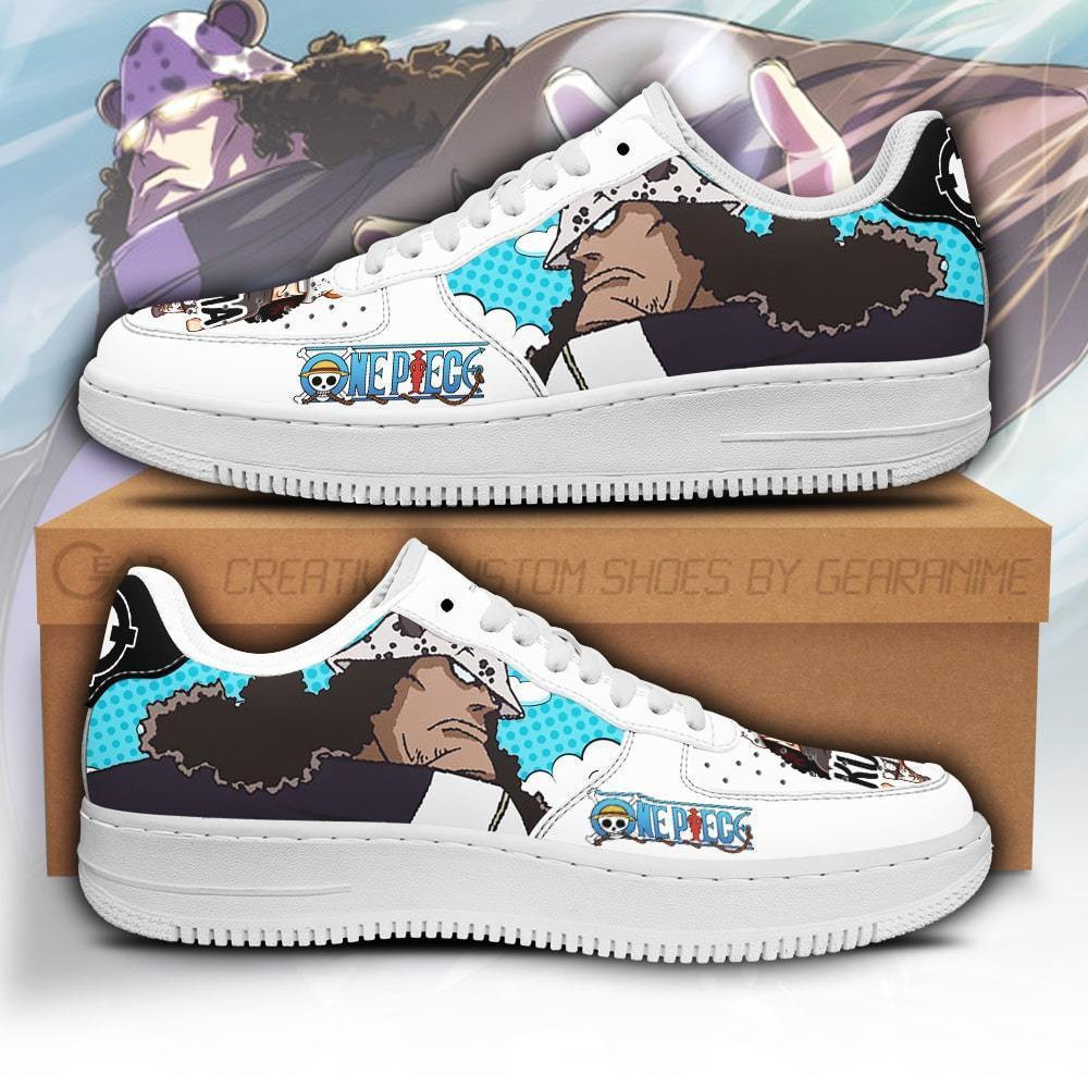 Bartholomew Kuma Custom Anime Low-Top Leather Sneakers