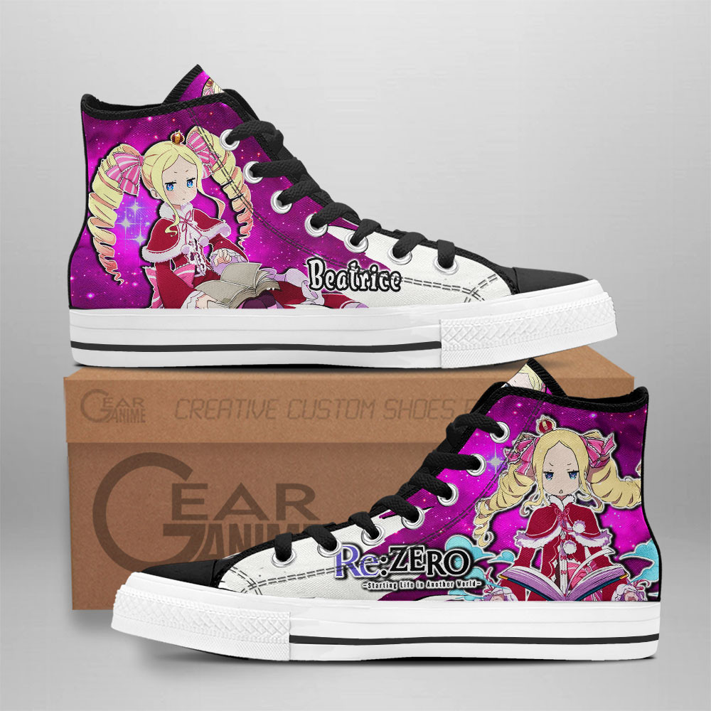 Beatrice Custom Anime High-Top Canvas Shoes NTT091