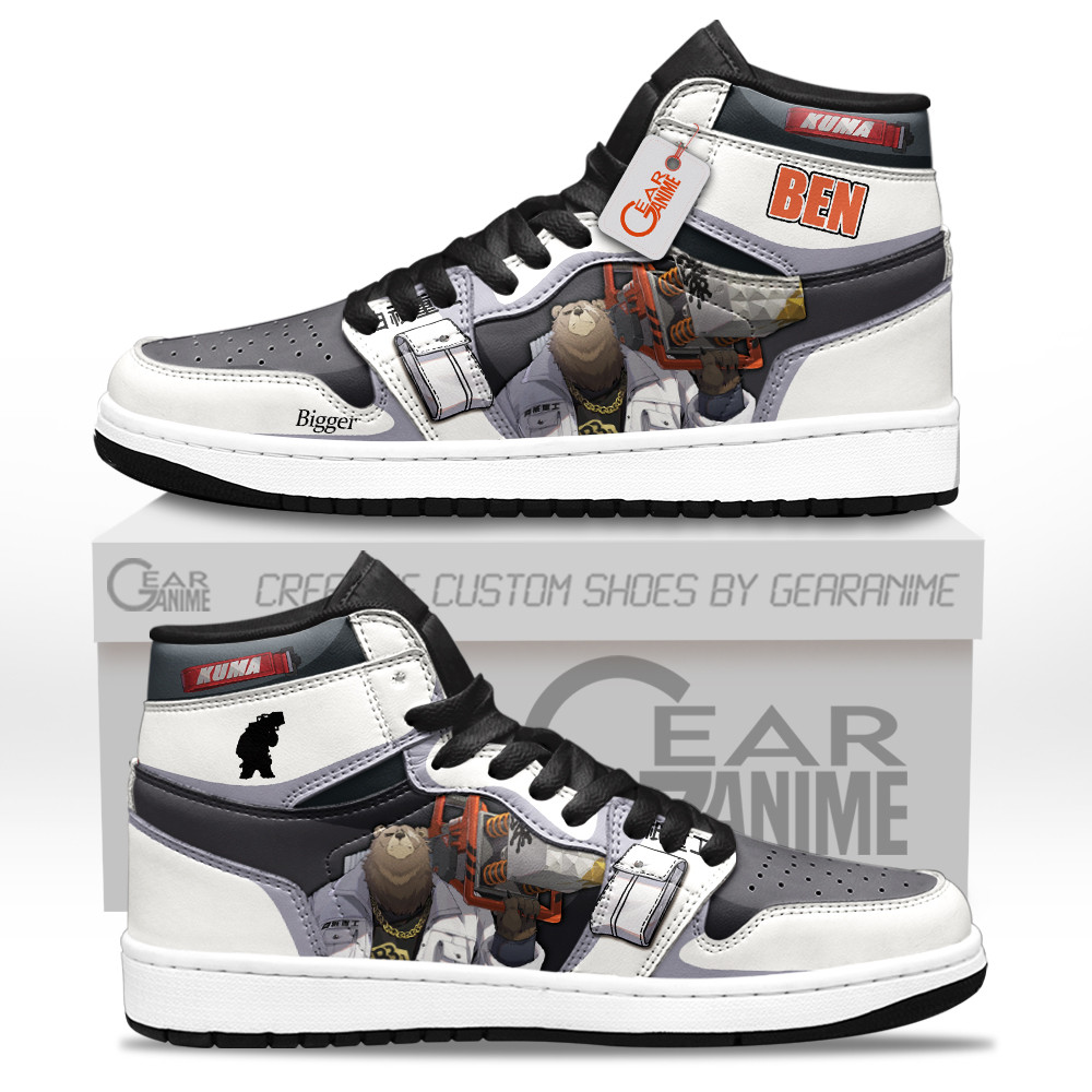 Ben Bigger Custom Gaming High-Top Leather Sneakers Zenless Zone Zero Shoes