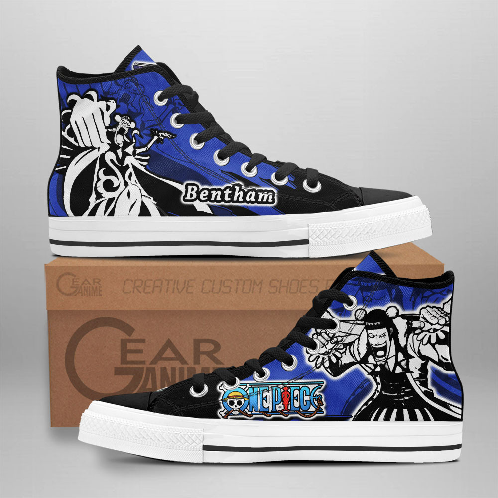 Bentham Custom Anime High-Top Canvas Shoes