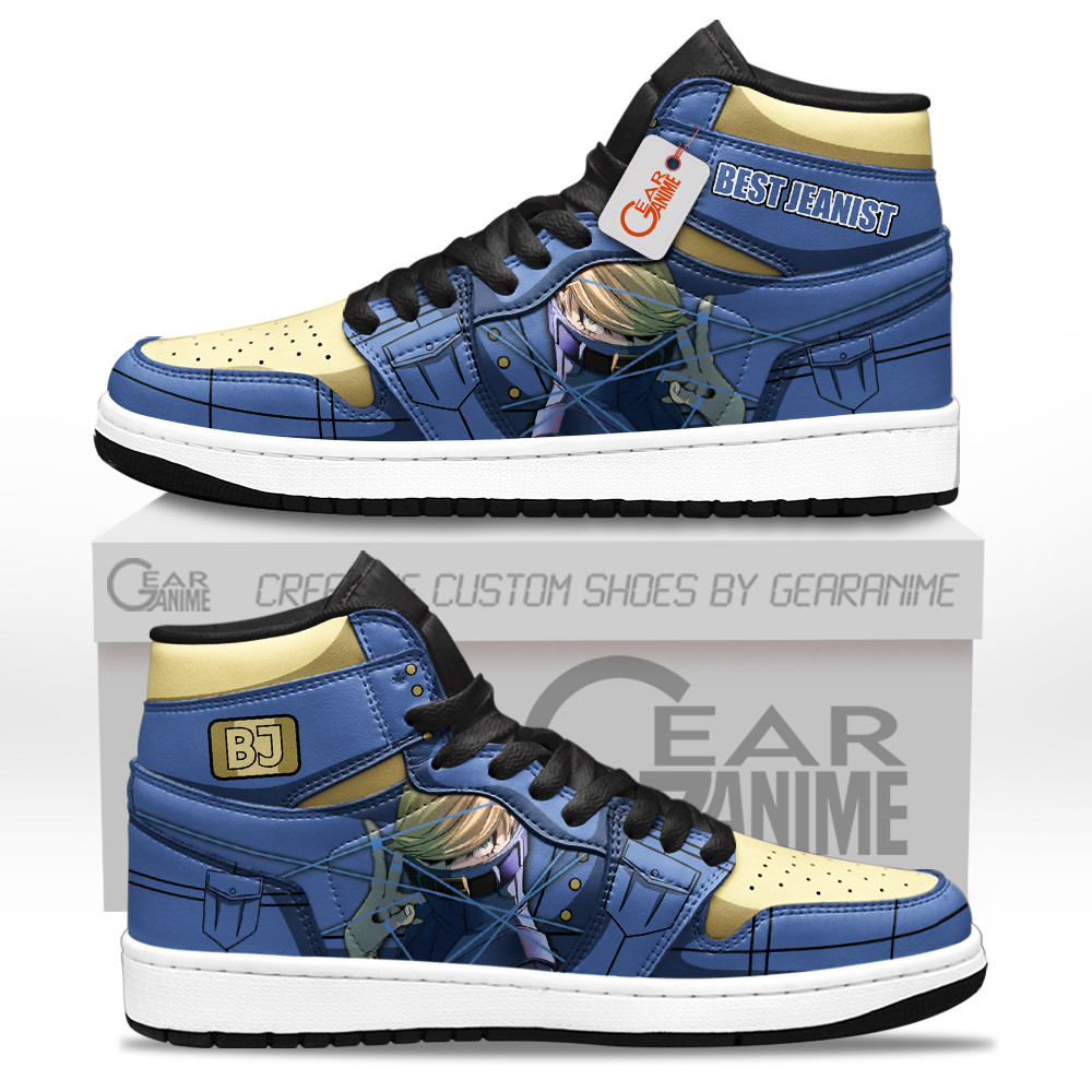 Best Jeanist High-Top Leather Sneakers Custom Name