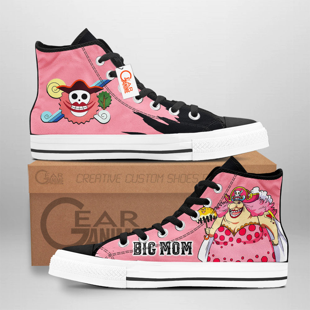 Big Mom Charlotte Linlin Custom Anime High-Top Canvas Shoes