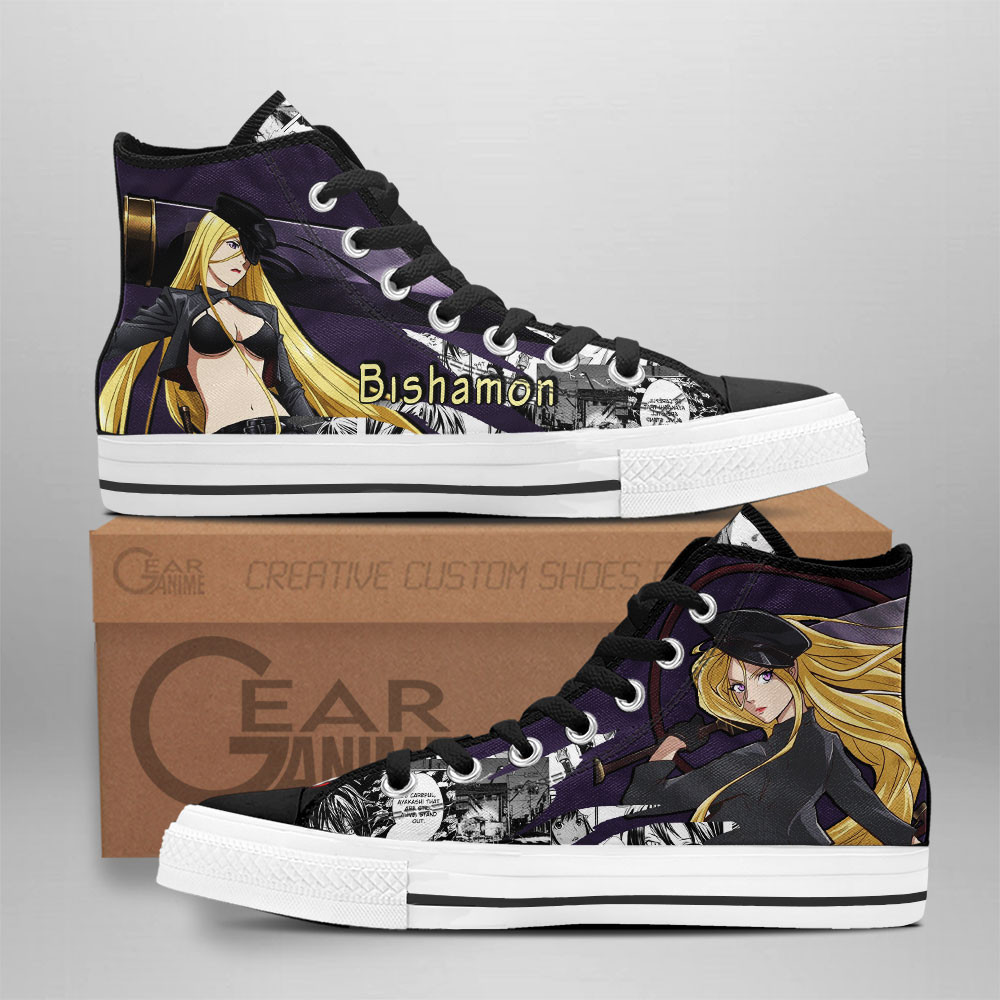 Bishamon Custom Anime High-Top Canvas Shoes NTT131