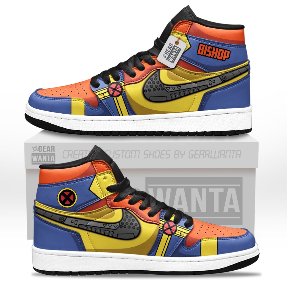 Bishop High-Top Leather Sneakers X-Men Custom Name