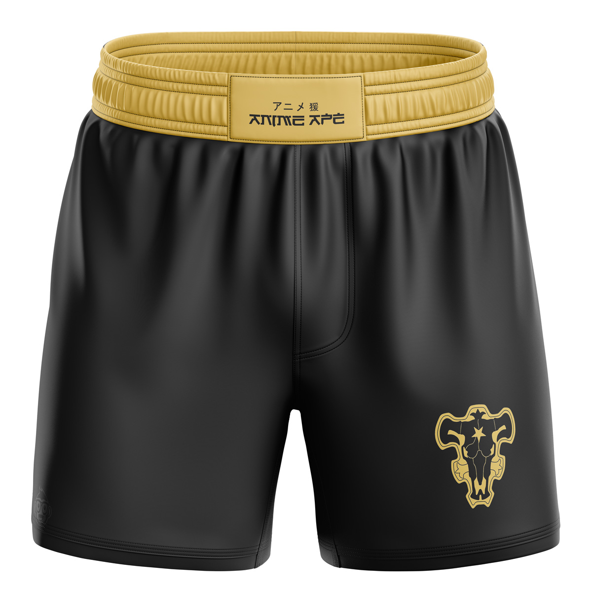 Black Bull Black Clover BJJ MMA Fight Shorts