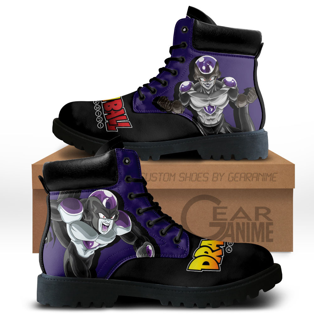 Black Frieza Custom Anime Combat Boots MV2811