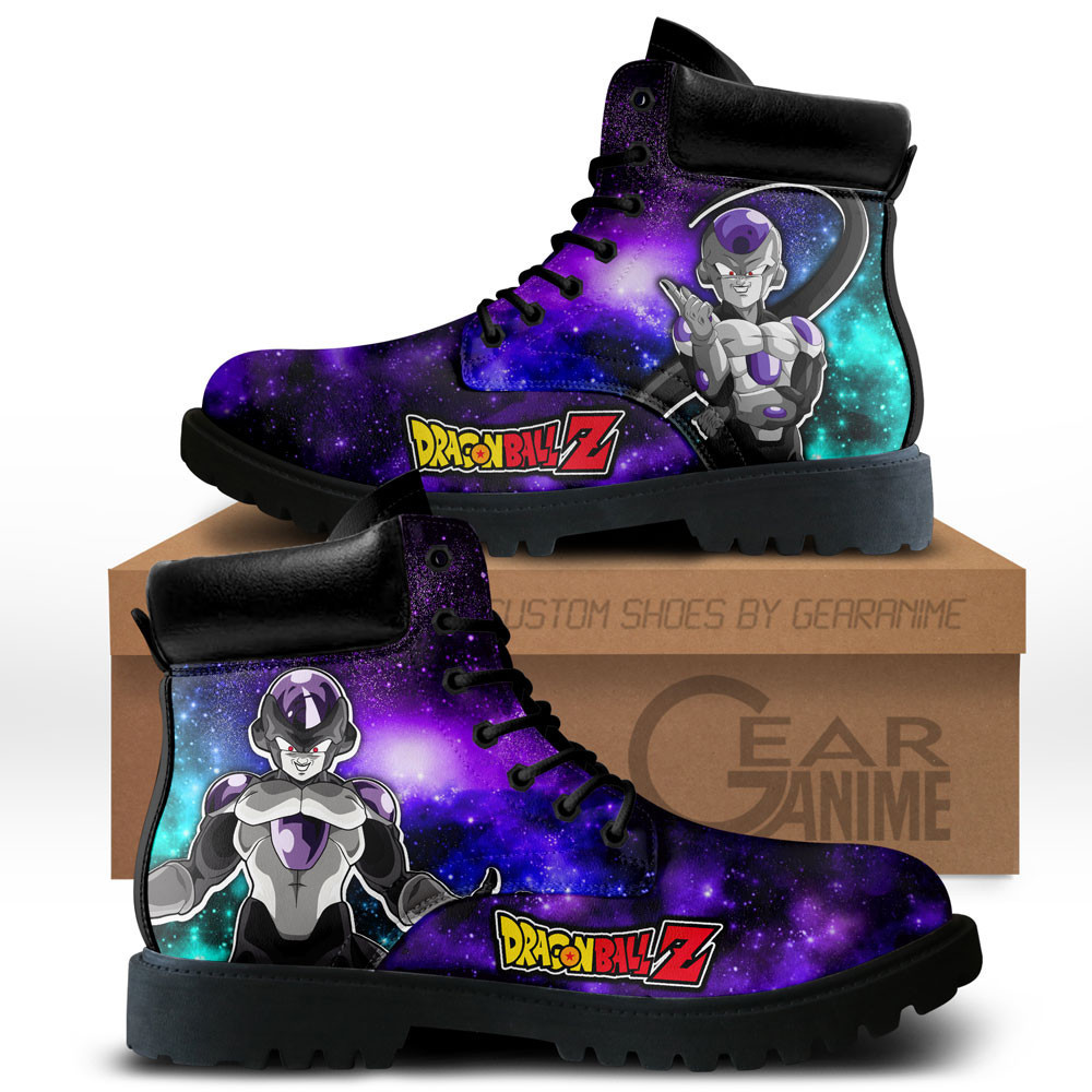 Black Frieza Custom Anime Combat Boots NTT051