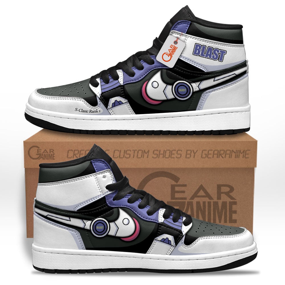 Blast Hero High-Top Leather Sneakers Custom Name