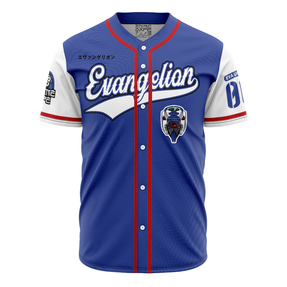 Blue Eva Unit – 00 Baseball Jersey