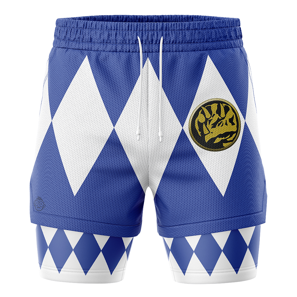 Blue Ranger V1 Mighty Morphin Power Rangers 2-in-1 Performance Shorts