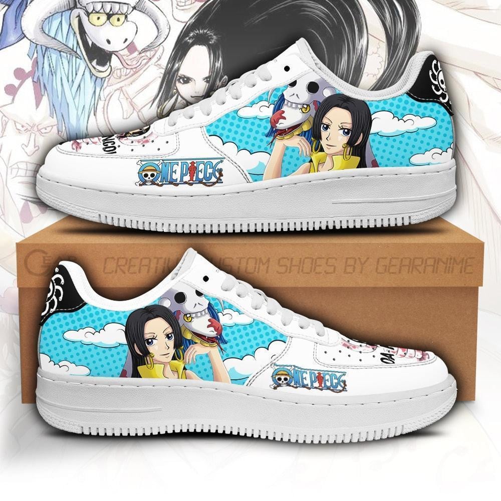 Boa Hancock Custom Anime Low-Top Leather Sneakers