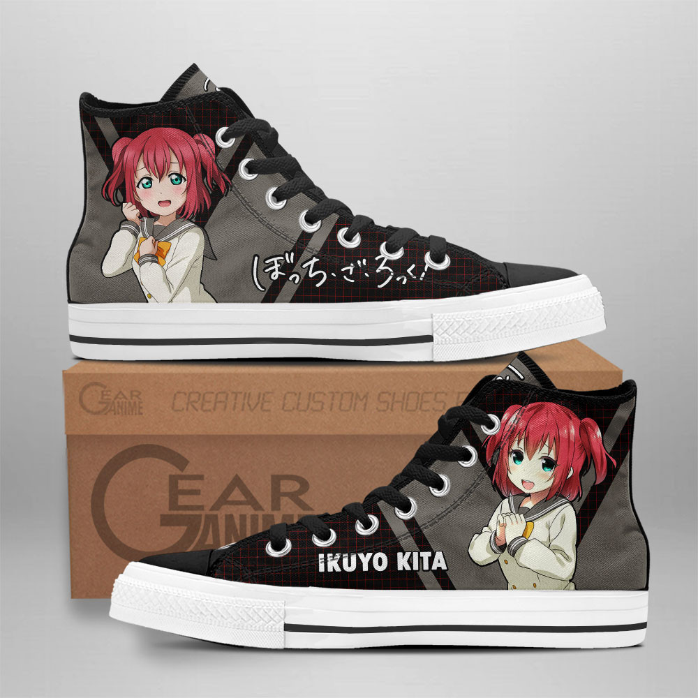 Bocchi Ikuyo Kita Custom Anime High-Top Canvas Shoes