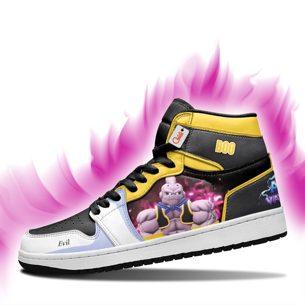 Boo Evil Custom Gaming High-Top Leather Sneakers Vanguards Custom Drop