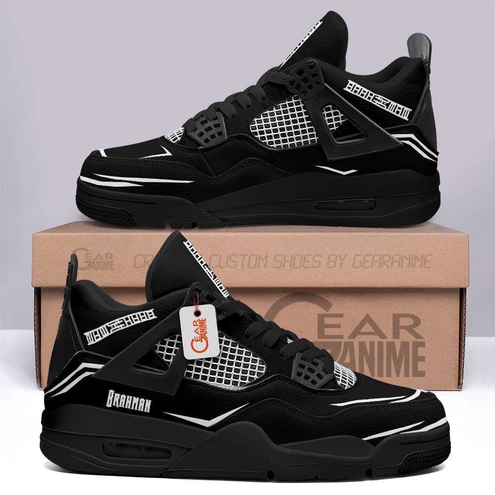 Brahman Gang Retro 4 Leather Sneakers Custom Name