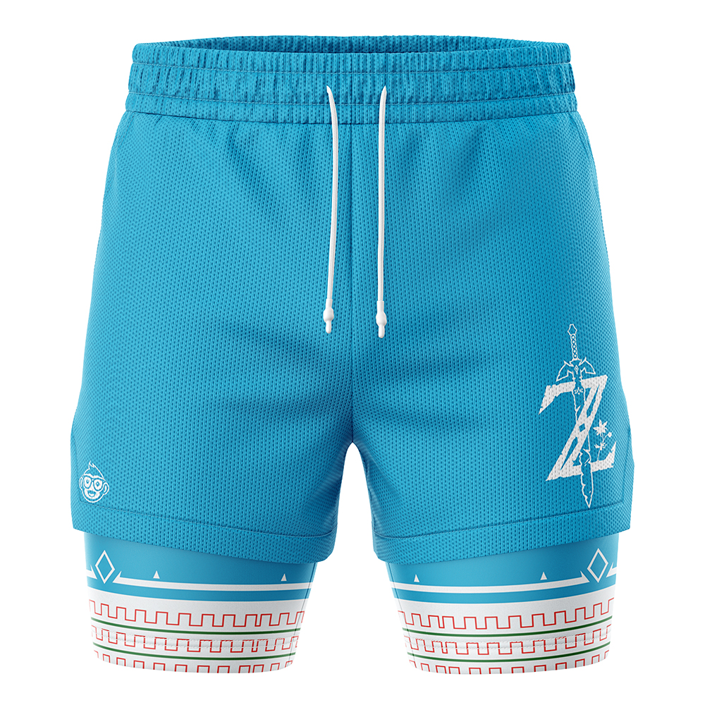 Breath of the Wild Legend of Zelda 2-in-1 Performance Shorts