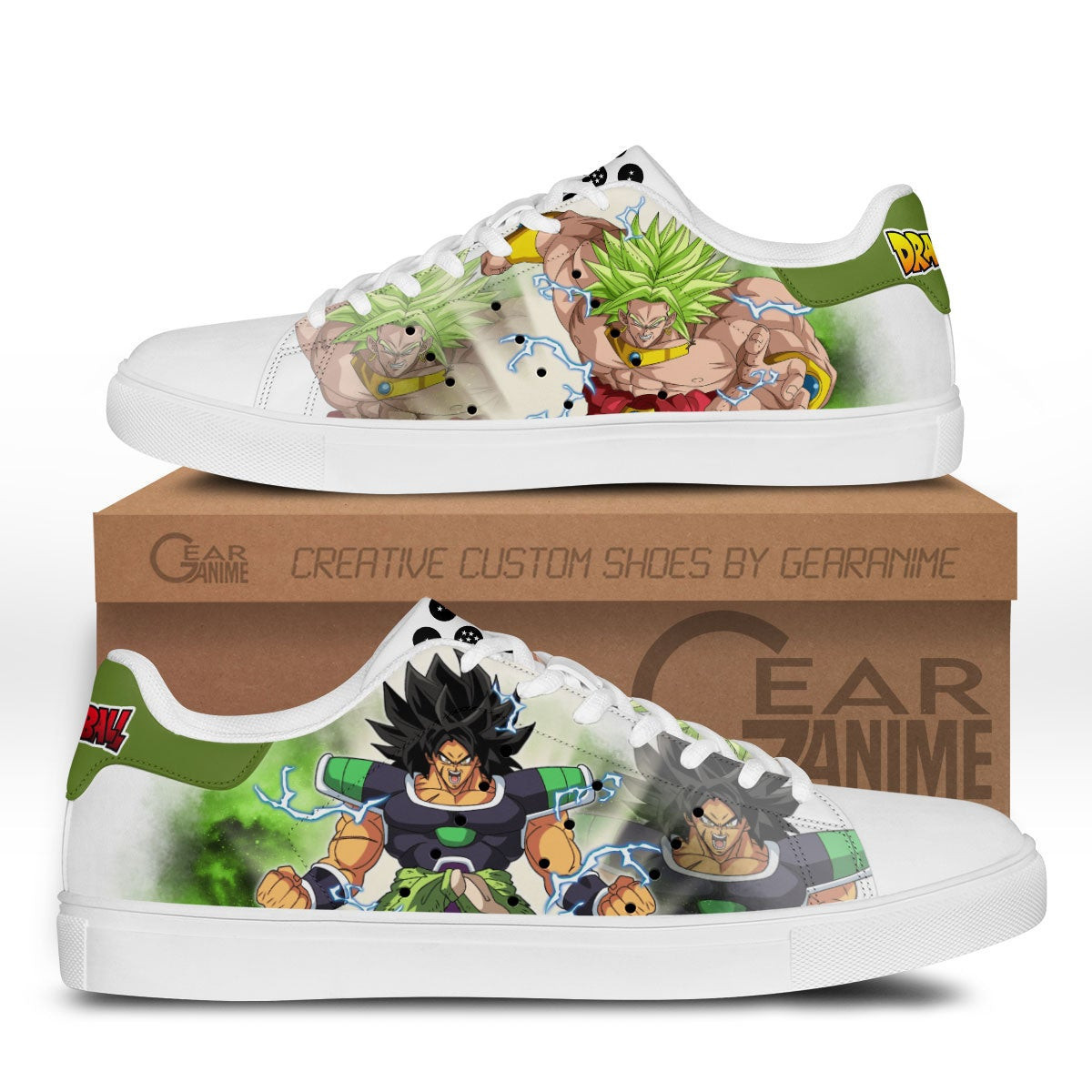 Broly Custom Anime Classic Court Shoes