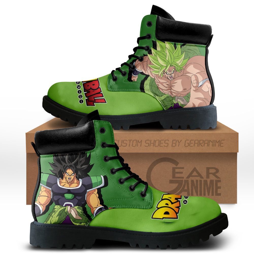 Broly Custom Anime Combat Boots MV2811