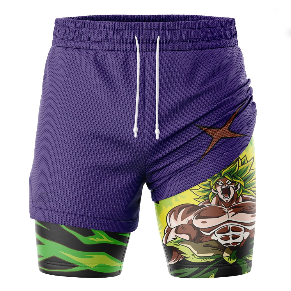 Broly DBZ 2-in-1 Performance Shorts