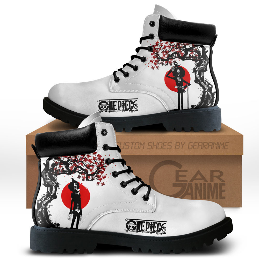 Brook Custom Anime Combat Boots Japanese Style