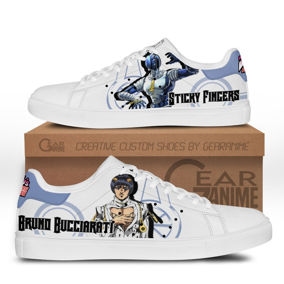 Bruno Bucciarati Custom Anime Classic Court Shoes