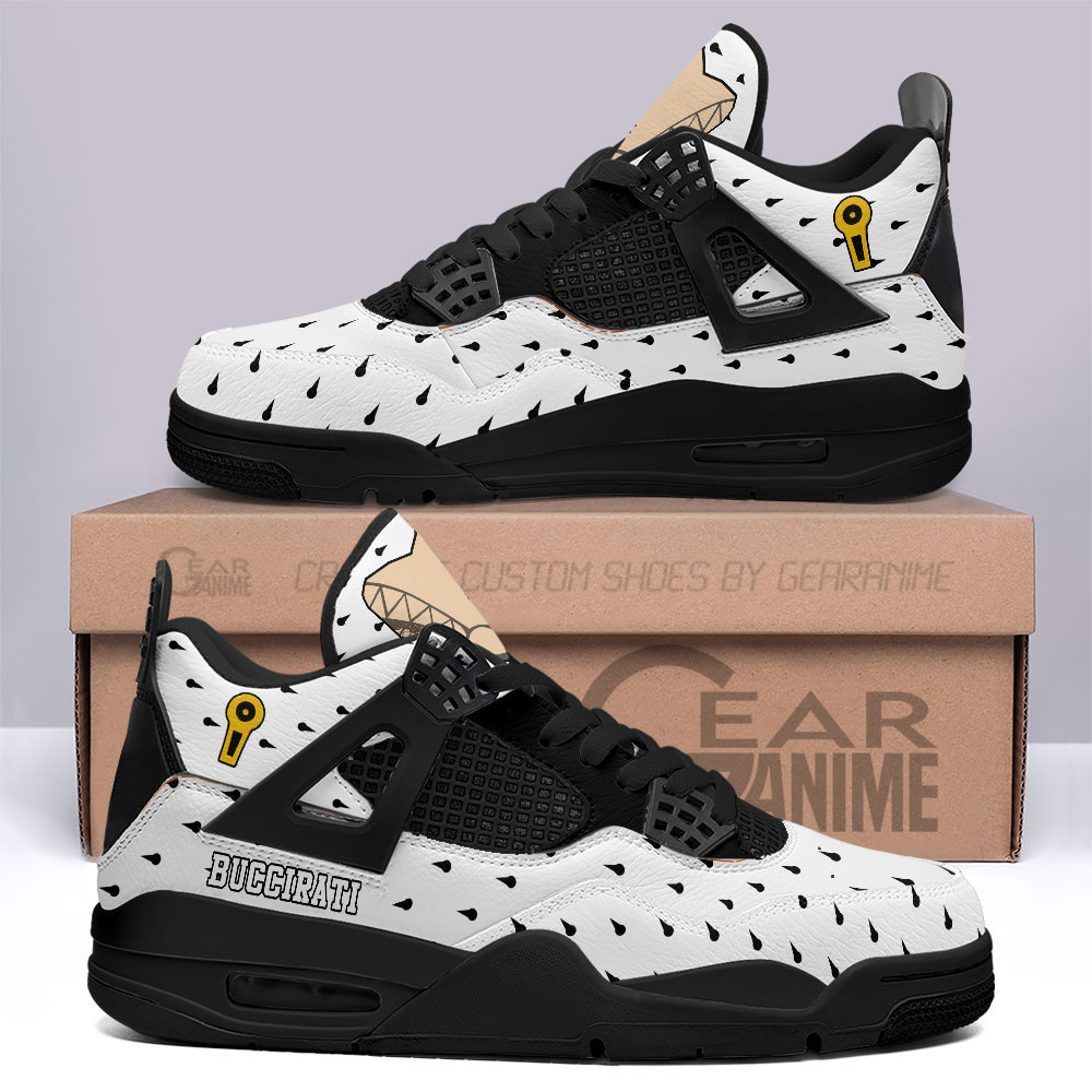 Bruno Buccirati Retro 4 Leather Sneakers Custom Name MV2404