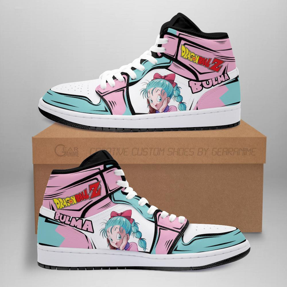 Bulma Custom Anime High-Top Leather Sneakers