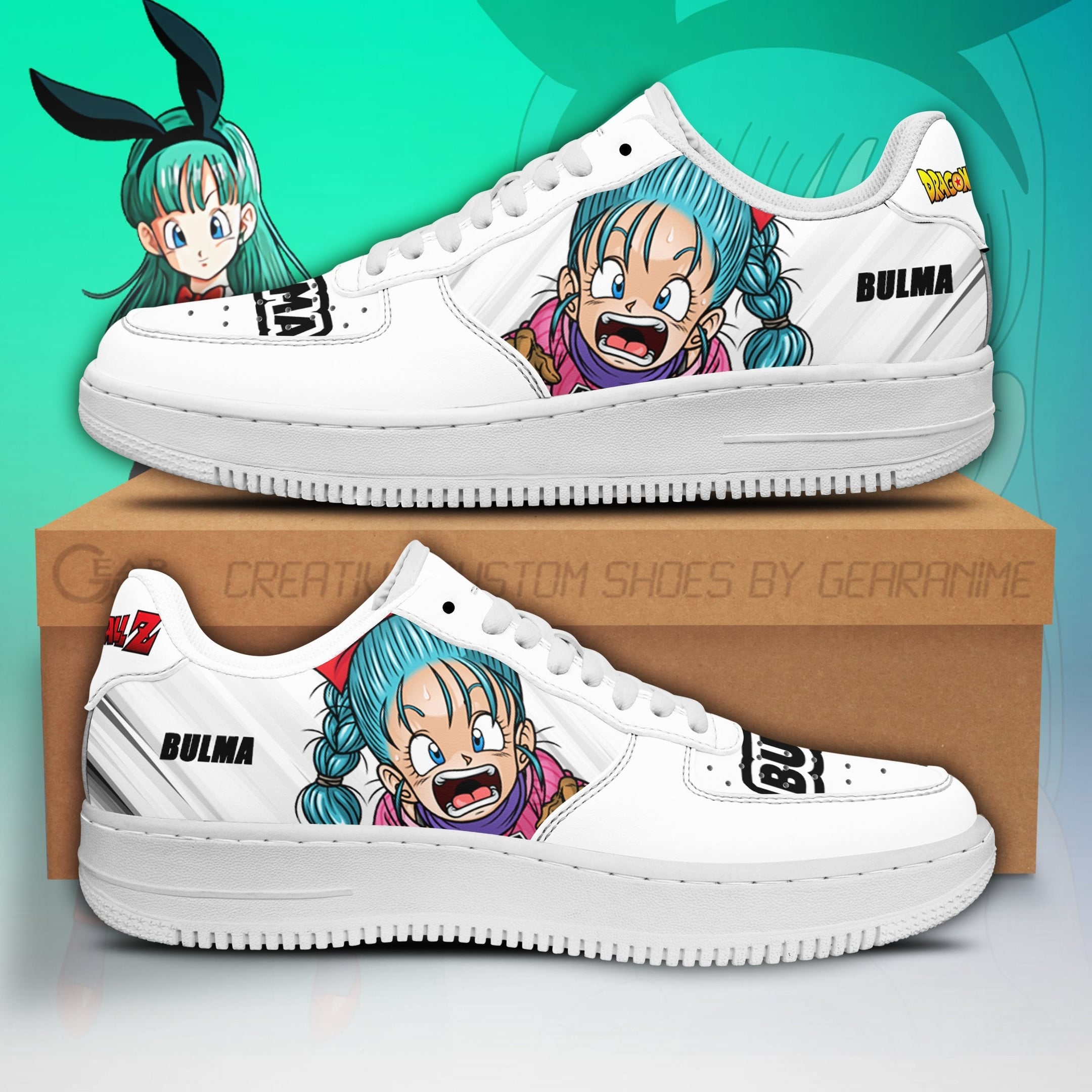Bulmar Custom Anime Low-Top Leather Sneakers