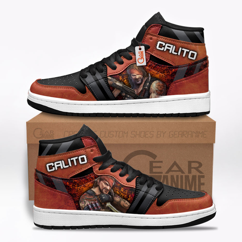 Calito Custom Gaming High-Top Leather Sneakers Game C.S Skins