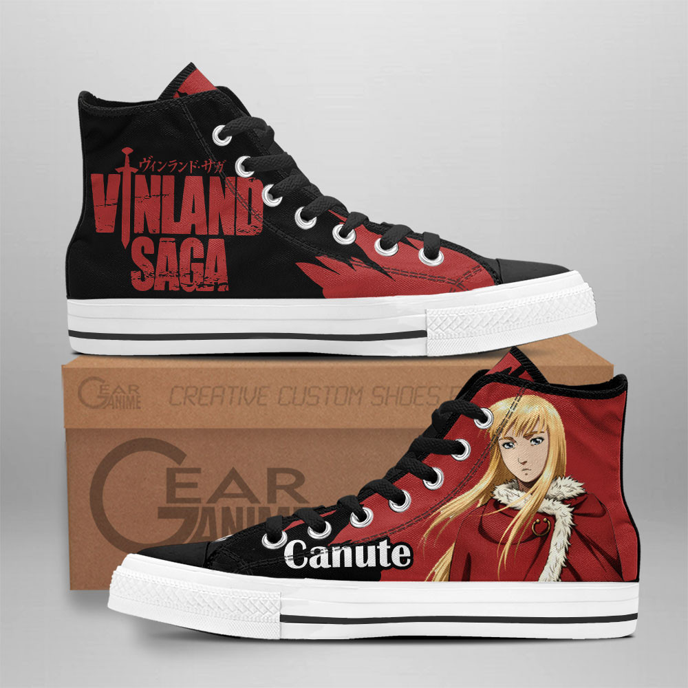 Canute Custom Anime High-Top Canvas Shoes Vinland Saga Shoes NTT130