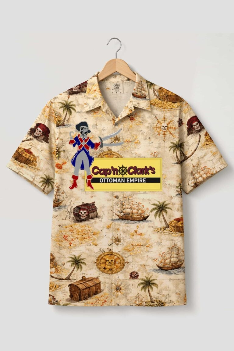 Cap’n Clark’s Ottoman Empire Hawaiian Shirt Backrooms Cap'n Clark's Aloha Shirt Gift For Summer