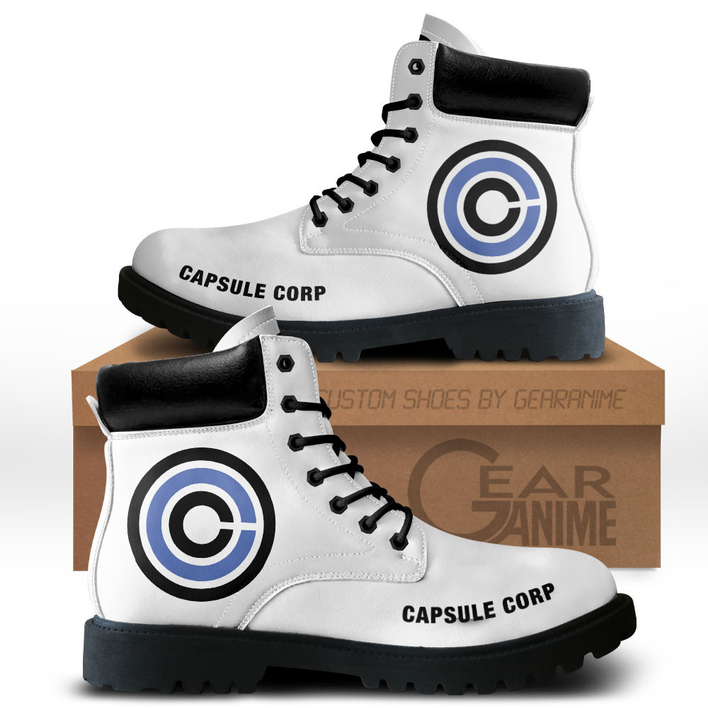 Capsule Corp Custom Anime Combat Boots MV2811