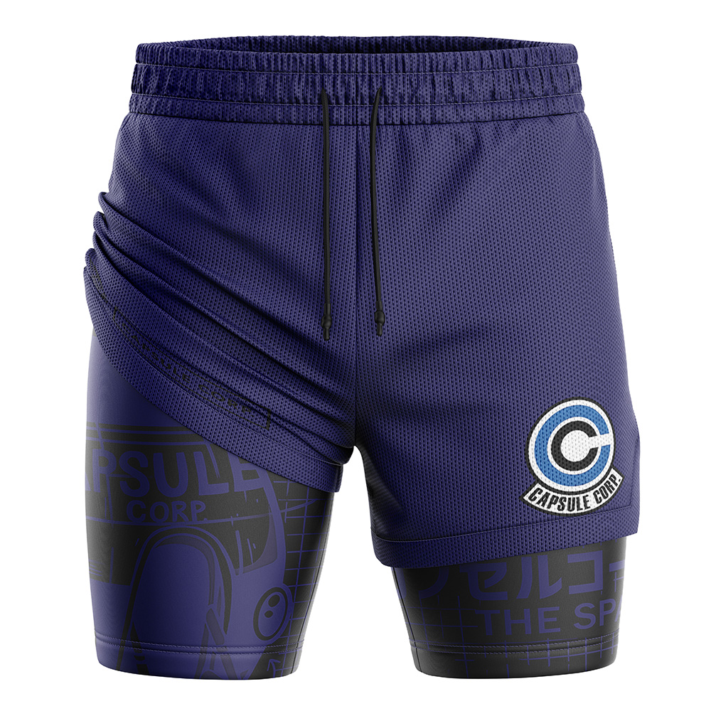 Capsule Corp DBZ 2-in-1 Performance Shorts