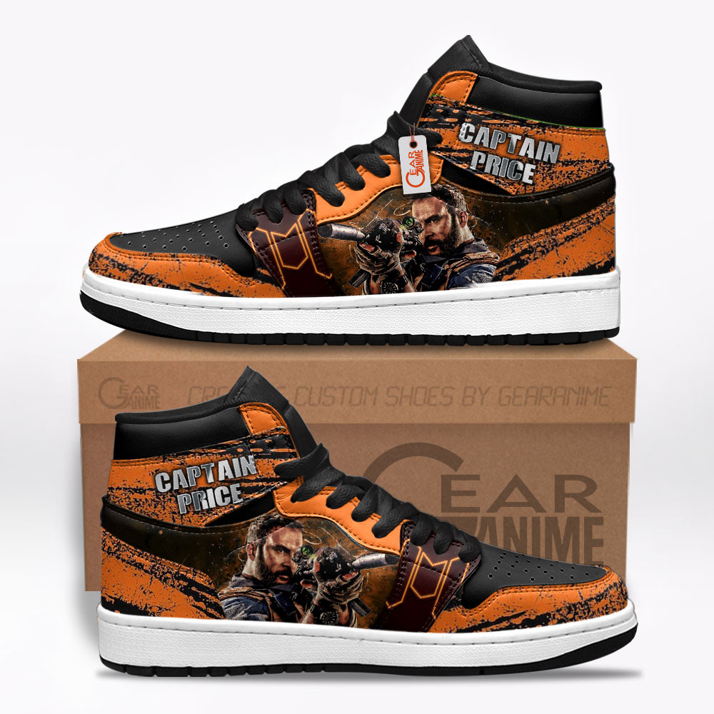 Captain Price Custom Gaming High-Top Leather Sneakers