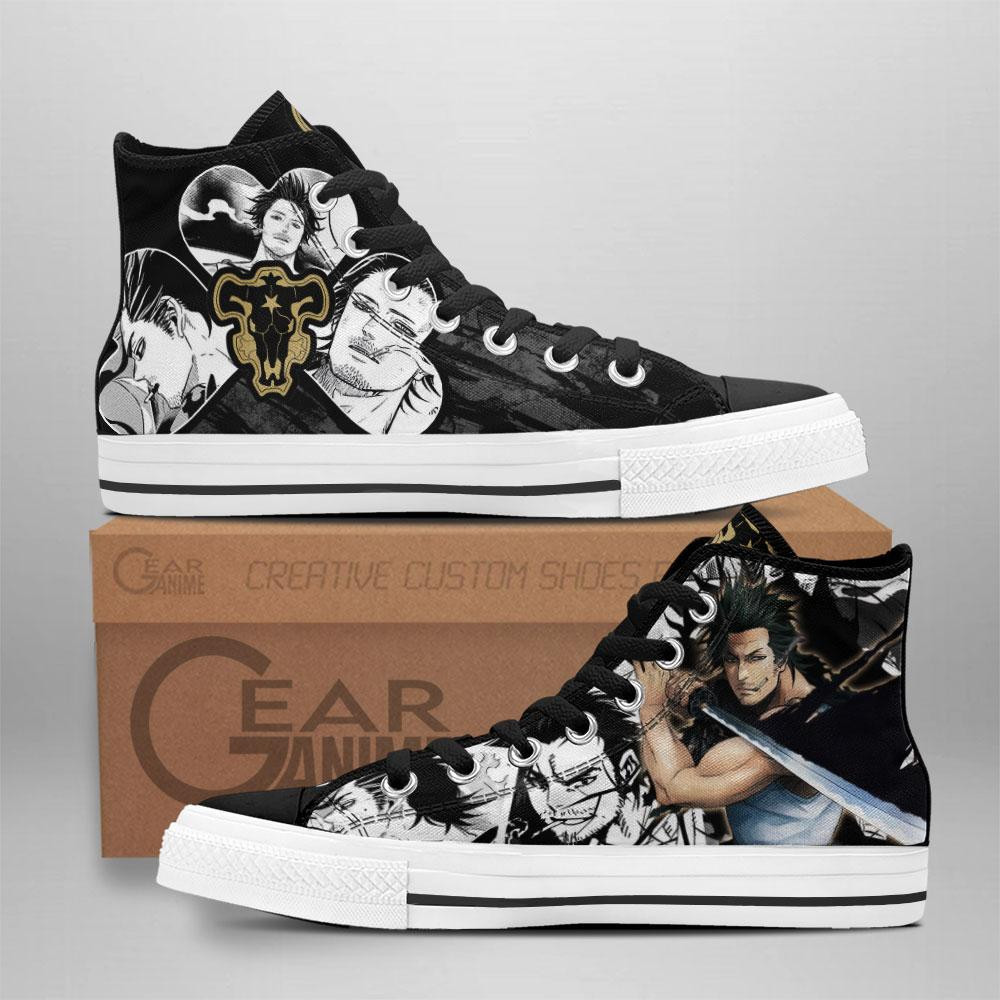 Captain Yami Custom Anime High-Top Canvas Shoes TT0410